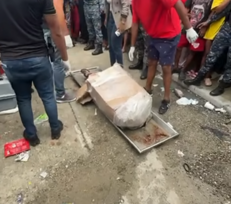 Hallan cadaver de mujer lanzado dentro de una caja en el sector Jeringa de SC